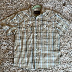 Howler Brothers Short Sleeve Plaid Button Up